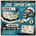 CDL A Regional & Entry Level Drivers - Home Weekly - Up to $1500 Wk