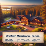 2nd Shift Maintenance Person - Part Time - $16.00 per Hour - Hocking Hills Lodge & Conference Center