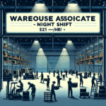 Warehouse Associate - Night Shift ($21/hr+)