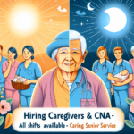 Hiring Caregivers & CNA- All Shifts Available