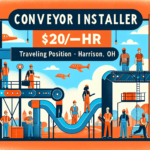 Conveyor Installer | $20/hr | Traveling Position | Harrison, OH