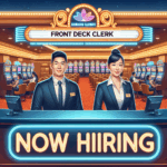 Front Desk Clerk (2) Openings