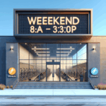 Weekend 8a-3:30p
