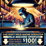 Weld Machine Operator, 2nd shift - $1000 SIGN ON BONUS